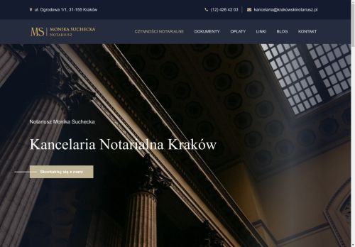 MONIKA SUCHECKA NOTARIUSZ KANCELARIA NOTARIALNA